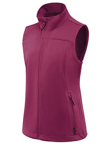 BALEAF Women's Lightweight Softshell Vest — Rouge