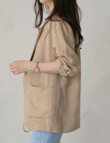 Lightweight Linen Blazer for Women