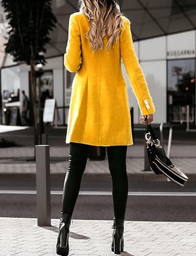 Women's Wool Trench Coat for Fall/Winter 2024