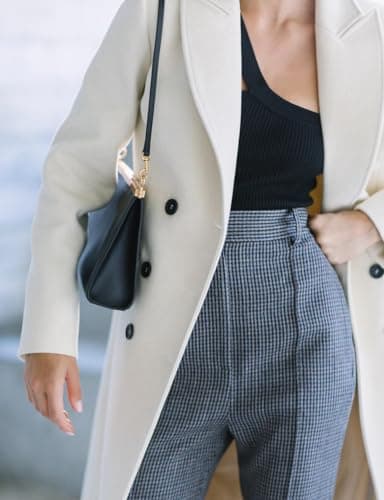 Women's Long Wool Trench Coat