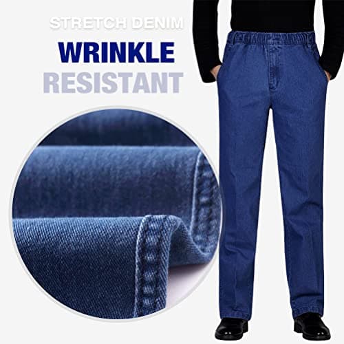 IDEALSANXUN Men's Elastic Waist Loose Fit Denim Pants for Casual Wear with Comfort and Style
| IDEALSANXUN Men’s Solidujeans in Loose Fit with Elastic Waist Perfect for Daily Wear and Weekend Outings
| IDEALSANXUN Men's Loose Fit Denim Trouser with