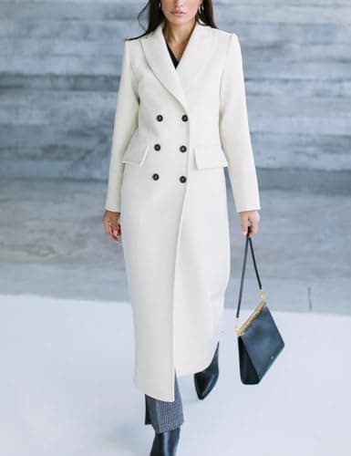 Women's Long Wool Trench Coat