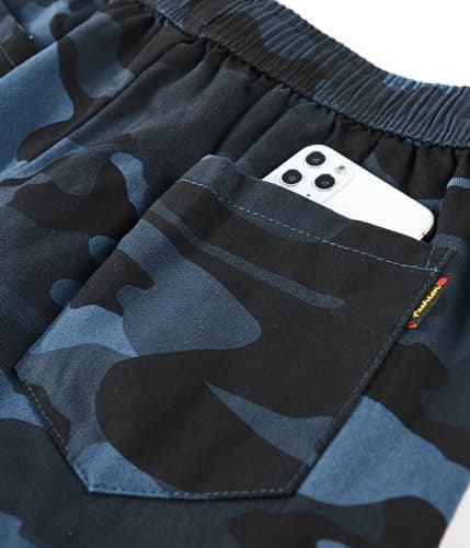 ELETOP Men's Cargo Shorts With Elastic Waist