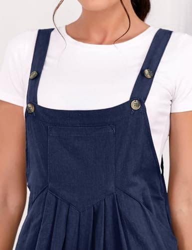 Wide Leg Overalls for Women