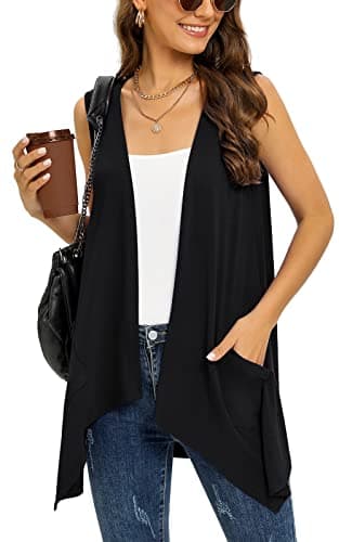 Veryoung Women's Lightweight Floral Long Sleeve Cardigan with Pockets