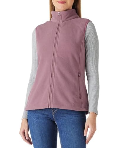 Outdoor Ventures Women's Polar Fleece_zip Vest with Pockets Warm Sleeveless Coat Vest — Dark Lavender