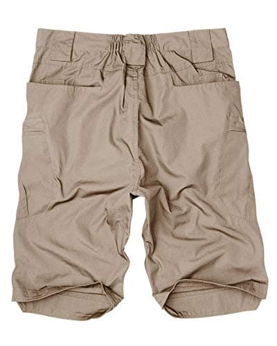 Alimen's Gentle Men's Outdoor Cargo Shorts Elastic Waist Multi-Pocket Tactical