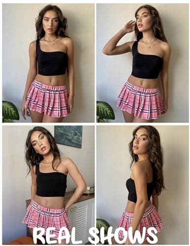 Avidlove Y2K Pleated Mini Skirt for WomenXS-4XL