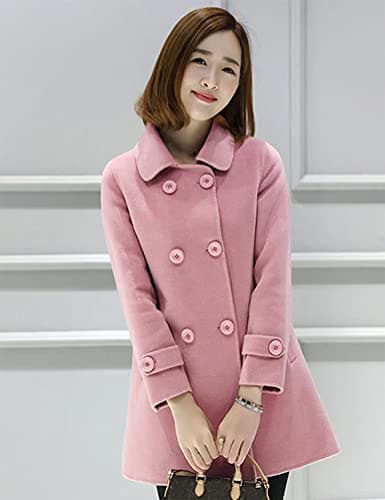 Women's Wool Peacoat for Fall and Winter