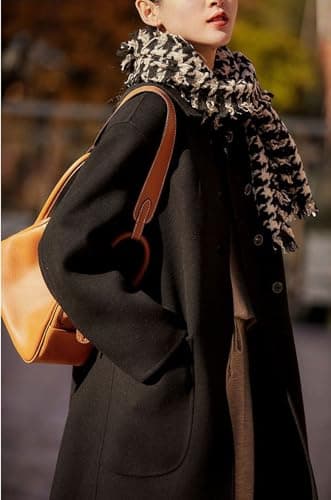 Chouyatou Women's Winter Wool Midi Coat