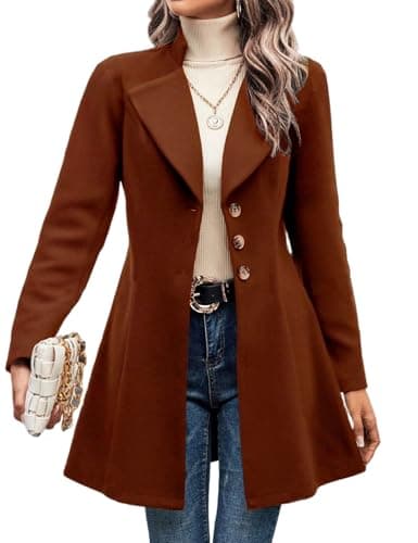 IDEALSANXUN Women's Trendy Wool Peacoat & Blazer Jackets