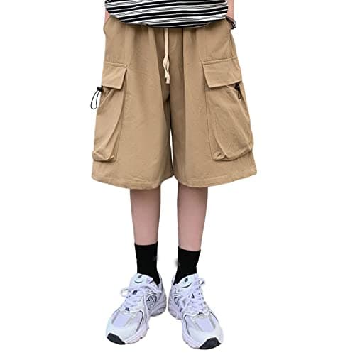 Frog Women's Casual Cargo Shorts with Pockets — K79 Khaki