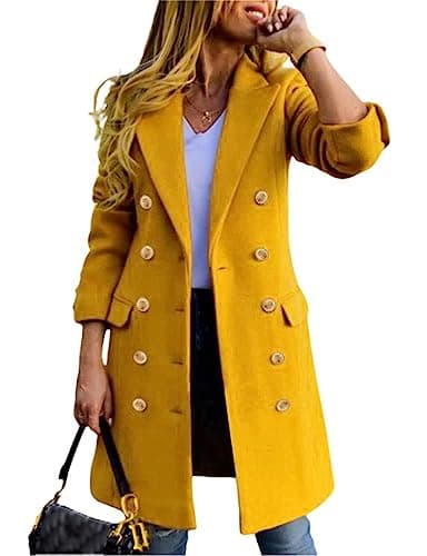 Women's Wool Peacoat for Fall and Winter