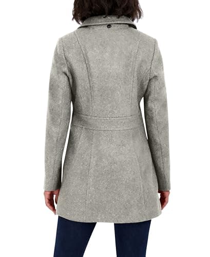 Nautica Women's Double Breasted Peacoat with Hood