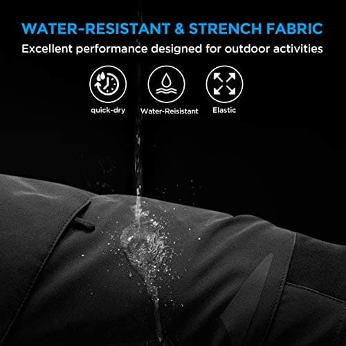XKTTAC Men's Outdoor Quick Dry Stretchy Shorts with 6 Pockets