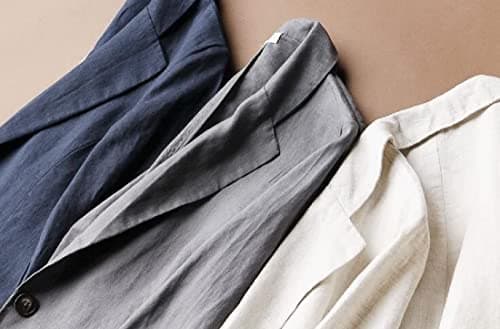 Casual Cotton Linen Blazer Jacket Coat for Women