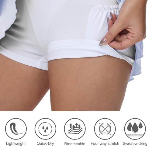 YuKaiChen High Waist Athletic Skirts for Tennis and Golf
