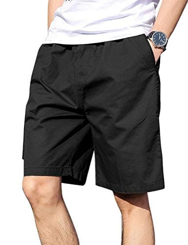 Men's Cargo Shorts for Summer Outdoor Hiking — Black