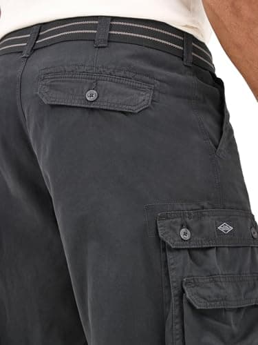 Lee Men's Big & Tall Belted Wyoming Cargo Shorts