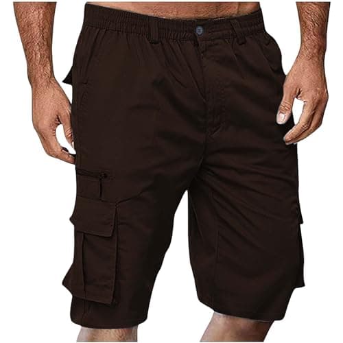 Men's Cargo Shorts — 02#coffee