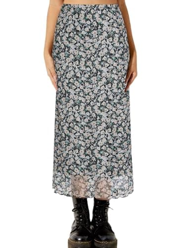 Avanova Bohemian Ditsy Floral Midi Skirt — Floral Green a