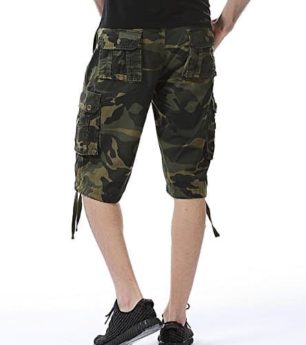 DONGD Men's Camo Cargo Shorts