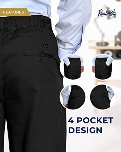 Elastic Waist Jeans for Senior Men