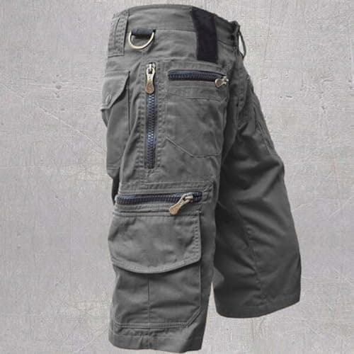 Quick Dry Mens Casual Tactical Cargo Shorts Outdoor Hiking