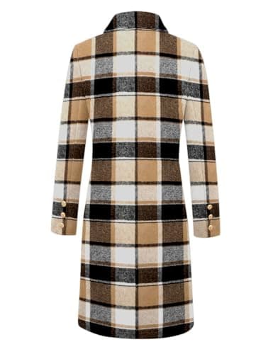 2024 Fall/Winter Plaid Wool Coats for Women