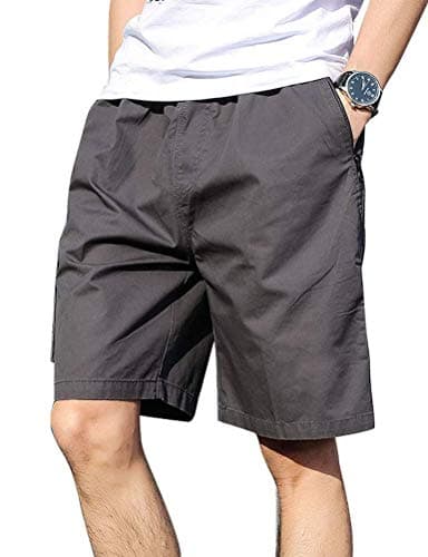 Men's Cargo Shorts for Summer Outdoor Hiking — Grey