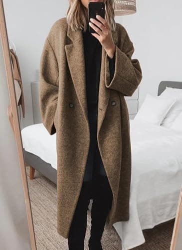 Women's Winter Wool Trench Coat
