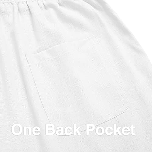Casual Cotton Linen Beach Pants for Men