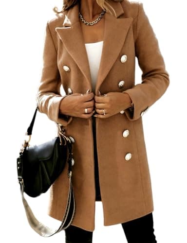 Women's Wool Trench Coat for Fall/Winter 2024 — Camel