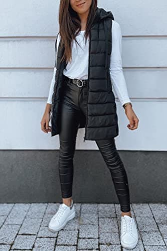 Women's Winter Hooded Puffer Vest