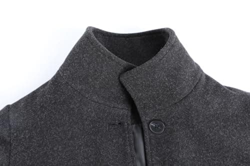 Women's Winter Wool Blend Pea Coat Casual Trench Coat