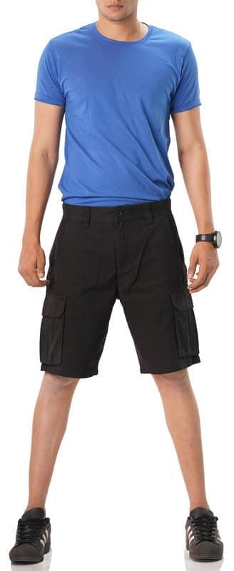 Alamo Men's Regular Fit 100% Cotton Heavy Duty Cargo Shorts