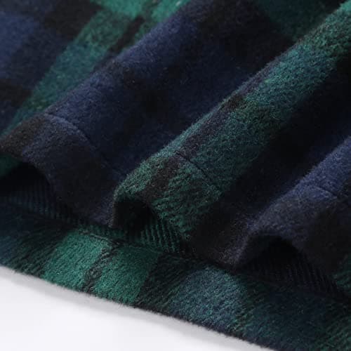 Mywinway Plaid High Waist A-Line Skirt for Women
