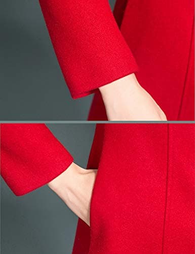 Women's Wool Trench Coat for Winter