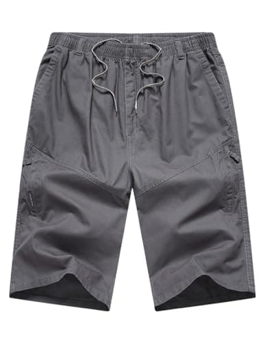 Summer Cotton Shorts for Men — Dark Grey