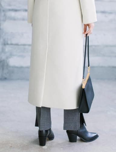 Women's Long Wool Trench Coat