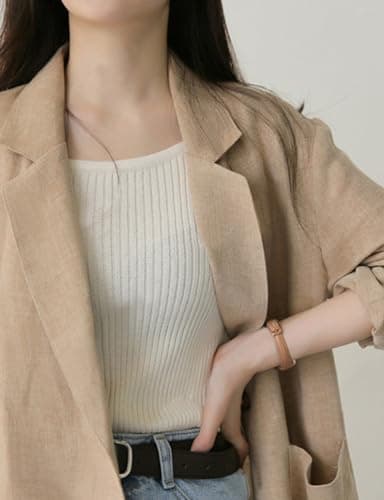 Lightweight Linen Blazer for Women