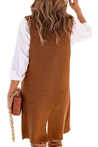 Womens Long Knit Vest for Fall/Winter