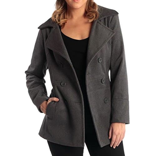 Alpine Swiss Emma Women's Wool Peacoat – Stylish & Warm Fall & Winter Overcoat