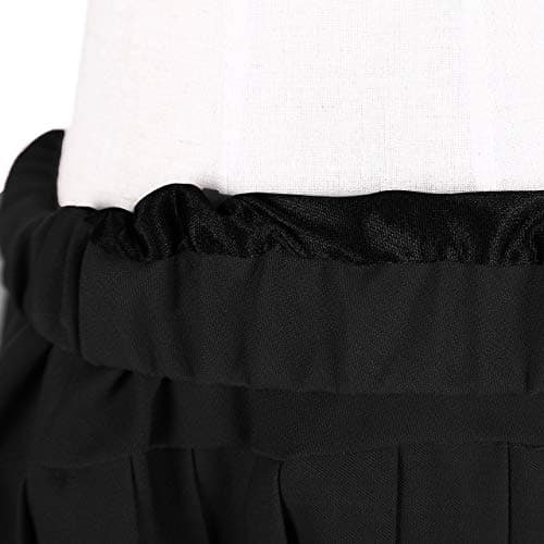 Urban CoCo Women's Elastic Waist Tartan Pleated School Skirt