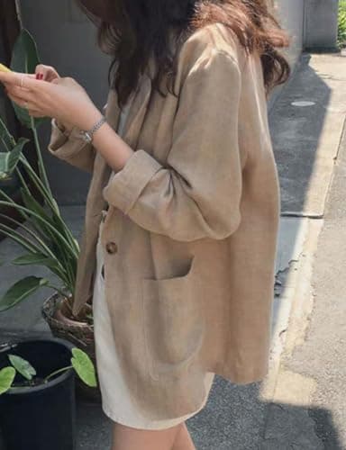 Lightweight Linen Blazer for Women