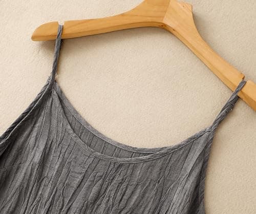 Women's Summer Sleeveless Linen Camisole Tops