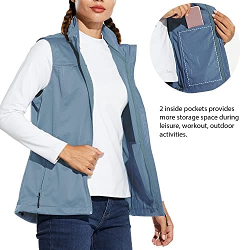 BALEAF Women's Lightweight Softshell Vest