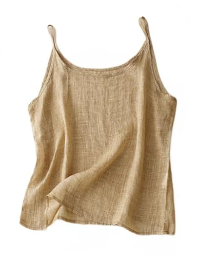 Women's Summer Linen Tank Top
