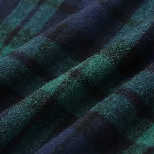 Women's Plaid Wool Mini Skirt for Fall and Winter
