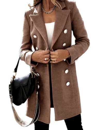 Women's Wool Trench Coat for Fall/Winter 2024 — Khaki